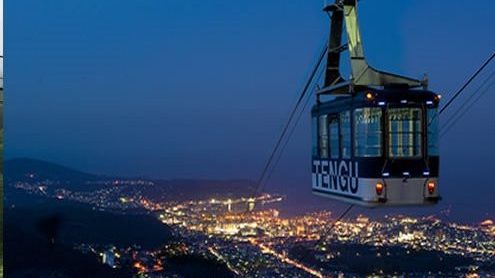 小樽天狗山纜車夜景(有料地¥00)