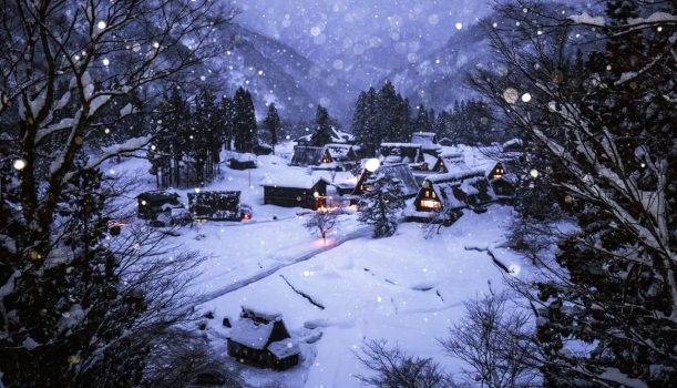 特別企劃 冬季絕景｜日本五箇山合掌村聚落冬祭點燈經典8日